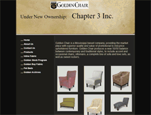 Tablet Screenshot of goldenchair.com
